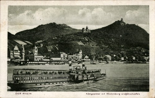 Königswinter rhein - ak,