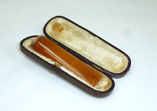 Zigarettenspitze im Etui um 1900 Bernstein Gold Amber