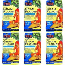 Angebot: 6 x 2kg Kichererbsenmehl von TRS Gram Flour Pure Kichererbsen Mehl