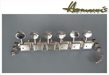 Kluson Style Vintage Gitarrenmechaniken 6 in Reihe, für 8mm Lochbohrungen (K126)
