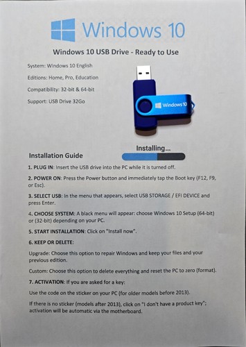 Windows usb laufwerk - 10,