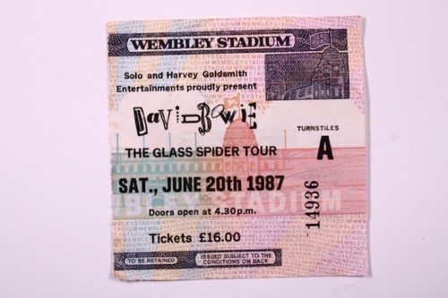 David bowie konzertticket - bowie,