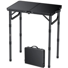Campingtisch Klappbar 58X40cm 3 Höhenverstellbar Tragegriff Picknicktisch Garten
