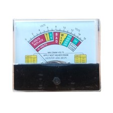 DC Voltmeter Analog Panel