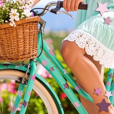 Fahrradaufkleber Sticker f