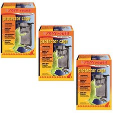 3 x sera Terrarien Lampenschutzkorb ø 12 × 22 cm / Lampenschutz, protector cage