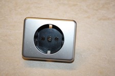 Berker Modul MB KS Steckdose Blende mit Kindersicherung in Edelstahl