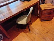 Schreibtisch 160cm breit Massivholz-Sheesham Computertisch Echtholz Desingn