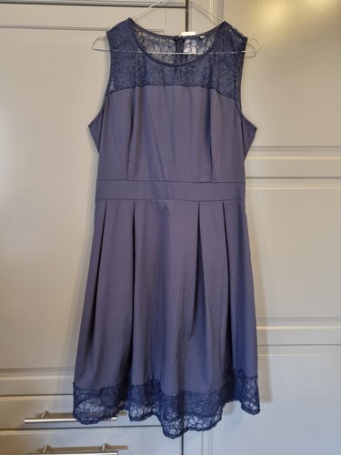 Kleid dunkelblau sommerkleid - kleid,