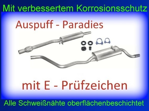 Abgasanlage auspuff für - abgasanlage,