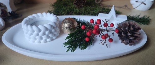 Weihnachtsteller mit