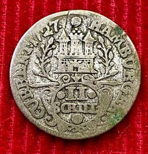 2 Schilling 1727 Hamburg