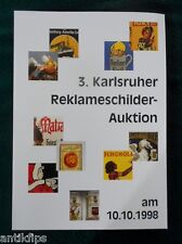 Emailschilder Auktionskatalog