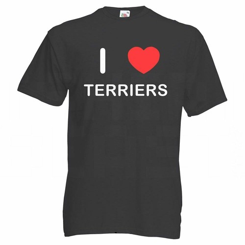 Terrier love shirt tee - terrier, i