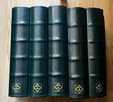 5x Leuchtturm Postkartenalbum mit 50 klarsichtigen Hüllen grün 330178 NP 124,95€