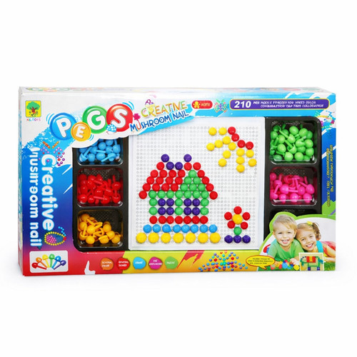 Mosaik steckspiel druckknöpfe - mosaik,