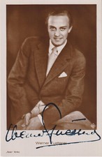 WERNER FUETTERER Original Autogramm signierte Ross Postkarte 30er Jahre