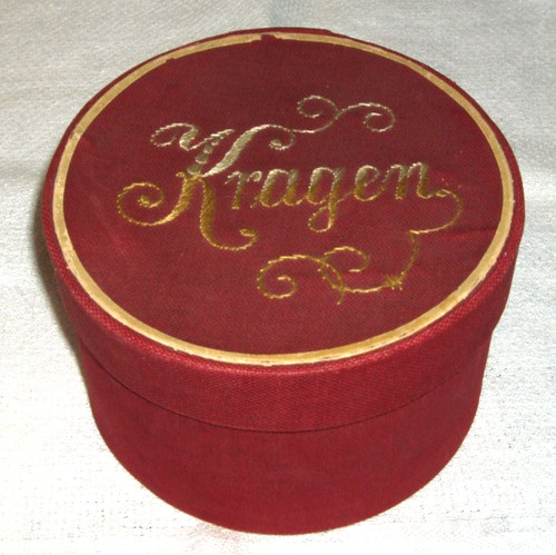 Antike kragen dose mit - antike, einem