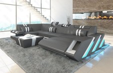 Sofa Wohnlandschaft Leder
