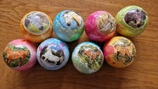 Puzzlebälle Pferde 5cm Durchmesser 24 Puzzleteile pro Ball 3D Puzzle 8 Stück
