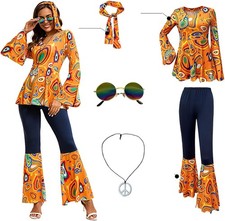 60er 70er Jahre Hippie Kostüm