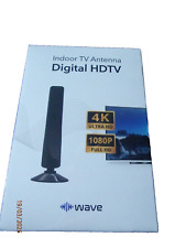 INDOOR TV ANTENNE DIGITAL HDTV 4K ULTRA HD 1080P von WAVE in OVP