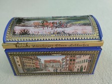 Spieluhr, Blechdose, Lebkuchendose, ca 16 x 10 cm