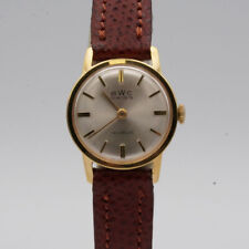 BWC HANDAUFZUG DAMEN UHR STAHL 25MM VINTAGE LEDER BAND VINTAGE CREME