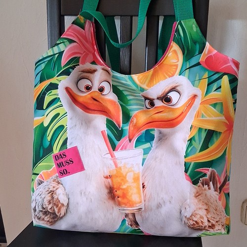 Handmade shopper möwen - handmade,