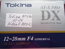 Tokina AT-X PRO 12-28 DX for Nikon APS-C Digital SLR, s Text