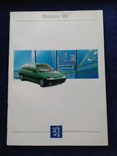 Peugeot 106 XN XND XR XRD XT XSi Prospekt 1993 niederländisch