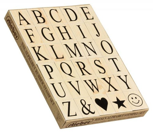 Abc stempel set modern - stempel-set,