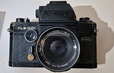 Ricoh RICOH analoge Spiegelreflexkamera Gehäuse schw. TLS 401, inkl 3 Objektive