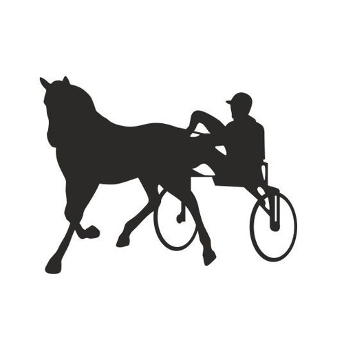 Sulky pferdesport aufkleber - pferdesport,