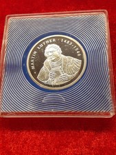 20 Mark DDR Martin Luther 1893-1546/ 1983 PP/ Prägung in Silber 2008