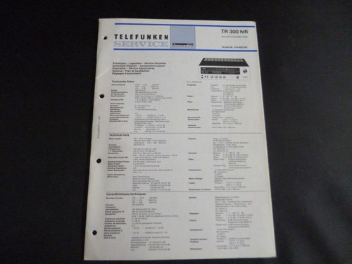 Original service manual - service,