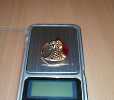 Damen Ring Gold 750  Gelbgold  mit Rubin Massiv Rarität   kein Gold 585, 583