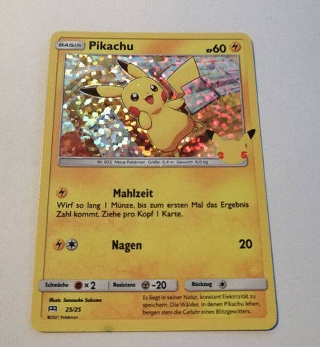 2021 pokemon pikachu holo - 2021,