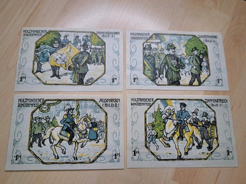 Set notgeldschein holzminden - notgeldschein,