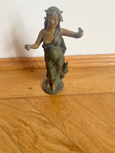 Jugendstil bronze skulptur - bronze,