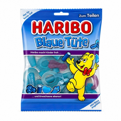 Haribo blaue fruchtgummi - haribo,