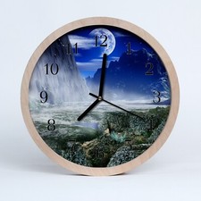 Tulup Holzuhr 25fi cm Wanduhr