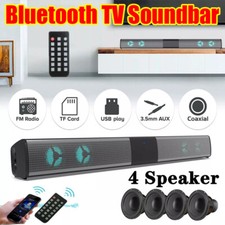 Soundbar Bluetooth 5.0 Wireless TV Soundbar 4 Lautsprechersystem TV Heimkino DE