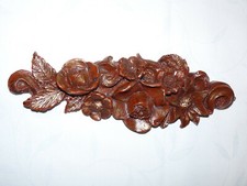 Alt bayrisches Wachsbild Blumenranke 