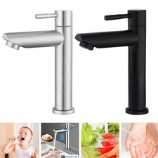 Kaltwasser Standventil Wasserhahn Waschtischarmatur Waschbecken Für Bad Gäste WC