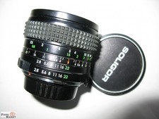 Weitwinkel-Objektiv Soligor Wide-Auto Lens 2,8/28 mm MC lens Minolta X-700, XD7