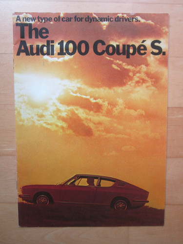 Audi 100 coupe prospekt - coupe,