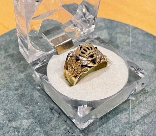 Ring goldring 585er gold 14k - 585er,