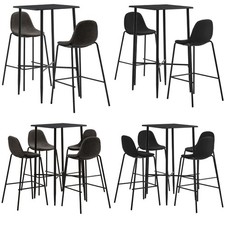 Bar-Set Stoff Bartisch mit 2/4