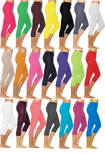 Capri leggings blickdicht - leggings, 3/4